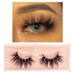FOXESJI Lashes 3D Mink Eyelashes Natural Long Fluffy Dramatic Strip Eye Lashes Eyelash Extension Soft False Eyelashes Makeup