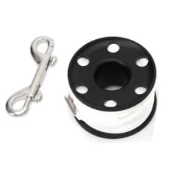 50m Scuba Diving Spool Finger Reel with Stainless Steel Bolt Snap Hook SMB Equipment