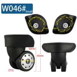 Luggage Replacement Wheels Suitcase on Wheels Replacement 14-30 Inch Luggage Accessories Silent Wheels for A  Luggage Casters