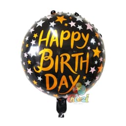 7pcs 18 Inch Birthday Theme Foil Balloons Helium Round Balloon Adult Happy Birthday Party Decoration Kids Baby Shower Globos