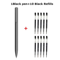 BeiFa Metal Rotating Gel Pen Sign Pens 0.5MM Black Ink Business Pучка Caneta Smooth Writing for Office School Supplies