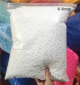 250g White Styrofoam Foam Balls for Bean Bag Bed Sleeping Pillow Chair Sofa Beds Filler 2-3.5 Mm/4-6mm/6-8mm