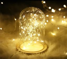 3 Modes Waterproof LED Mirco Wire String Fairy Lights Battery Power гирлянда Warm White Garland For christmas Party Decoration