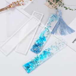 Rectangle Silicone Bookmark Resin Mold DIY Bookmark Mold Making Epoxy Resin Jewelry DIY Craft Silicone Transparent Mold