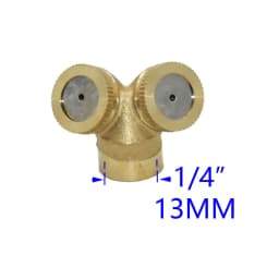 1/4" 1/2" 3/4" Brass Garden Sprayer Nozzle 1/2/3/4 Hole Garden Irrigation Water Sprinkler For Pesticide Atomizing Spray Fitting