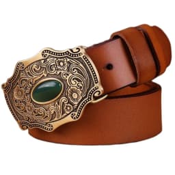 2020 new designer belt men high quality belts for men leaf flower 3.8 cm wide strap girdle full grain 100% genuine leather cow