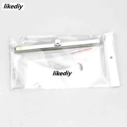 1 Piece 19 CM Silver Length Polished Metal Purse Frame Wallet Sewing Accessory
