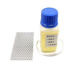 Jewelry Plating Solution Set Rose Gold 24K Gold Platinum Electroplating Water with Titanium Mesh Waterline