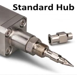 Split Stainless Steel 303 Precision Tapered Dispensing Tip (because of "split", you have to buy the Tip and the Hub separately)