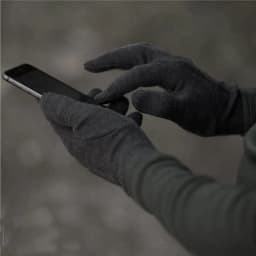 Unisex Merino Wool Glove Liners 100% Merino Wool Gloves - Touch Screen Compatible Warmer Windproof Size XS-XL