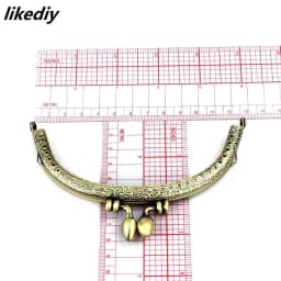 10 Pcs/Lot 12.5 CM Antique Bronze Silver Arch Metal Purse Frame Kiss Clasp Bag Handle For DIY Making Handbag Accessories