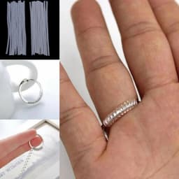 10PCS 10cm Invisible Spiral Based Ring Sizer Adjuster Guard Insert Tightener Reducer Resizing Fitter Jewelry Tools For Any Rings