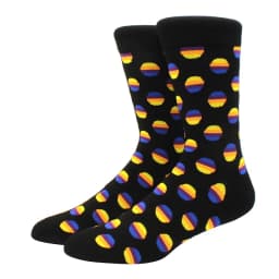 Male Tide Brand men cotton Socks Gradient Color summer Style long wedding sock Men's High Funny Happy Business Socks man sox