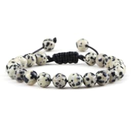 Men Energy Beads Bracelet Adjustable Natural Stone Agates Onyx Charm Bracelets Chakra Healing Women Yoga String Bangles Jewelry