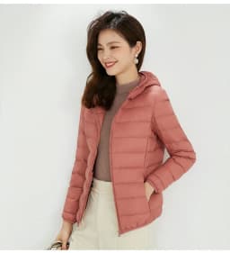 New Fashion Ultra Light 90% Down Jacket Soft Matte Fabric Winter Feather Jacket Warm Coat Hooded Parka Female Portable S-4XL