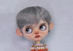 Blythe Doll Eulation Hair Fits BJD Doll 1/6 Fashionably Sunny Handsome Micro Roll Easy Lamp High Temperature Silk Wigs Dark Lila