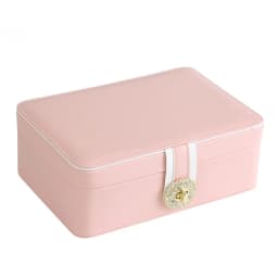 2024Double Layer Jewelry Box Organizer Large Capacity PU Leather Storage Ring Box Earrings studs Jewelry Display Jewelry Package