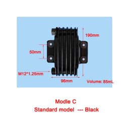 Universal Motorcycle Oil Cooler M12 Oil Delivery Interface Efficient Motorcycle Cooling Radiator Fit 80CC-250CC Engine Motocross