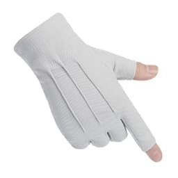 Men's Summer Ice Silk Half Finger Thin Outdoor Cycling Nonslip Breathable Fitness Gloves For Sports Sunscreen Driving Gloves L21