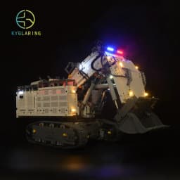 Kyglairng Led light kit for LEGO 42100 Technic Liebherr R 9800 Excavator Toy Building Blocks (Lighting Set Only)