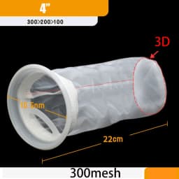 Mesh Micro Nylon(NMO)Filter Bags Fish Marine Sump Felt Pre Filter Sock Bag Corrosion Resistance Aquarium Accessories