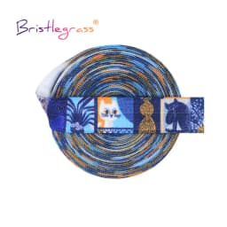 BRISTLEGRASS 2 5 10 Yard 5/8" 15mm Cherry Print Foldover Elastic FOE Spandex Satin Band Tape Hair Tie Headband Dress Sewing Trim