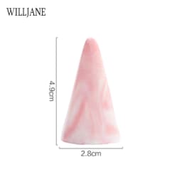 Solid Jewelry Ring Display Stand Solid Finger Shape Ring Photography Presentation Holder Exhibition Storage Rack Wood Acrylic