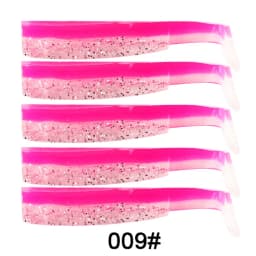 FTK Soft Black Minnow Head 5g 12g 25g Soft Lure Jig Bait Bass Pike Fishing Silicone Baits Crank Hook Jigging Bass Zander