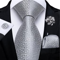 Floral Pink Ties For Men Wedding Party Man Tie Handkerchief Brooch Cufflinks Set Men Accessories Gravata