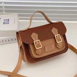 DIY Cambridge Bag Making Material Set PU Leather Handmade Satchel Backpack Handbag Shoulder Bags Crossbody Sewing Accessories