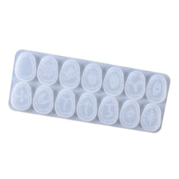 Crystal Epoxy Resin Mold Rune Divination Casting Silicone Mould DIY Crafts Tool F3MD