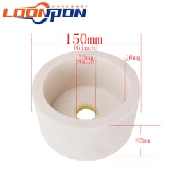 Ceramic Grinding Cup Corundum 4inch/5inch/6inch Abrasive Cup for Polishing Grinding Marble Metals Ceramics 1Pc