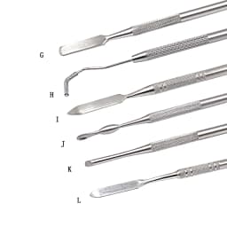 12 Pcs Wax Knife Kit Carve Clay Sculpture Tool Blade Pottery Metal Modeling Set Dental Jewelry Making