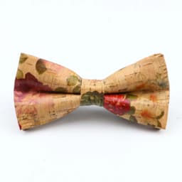 New Floral Cork Wood Bow Ties For Men Women Childern Wedding Casual Party Gift Fashion Novelty Handmade Solid Bowtie Accessories