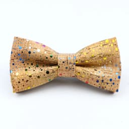 New Floral Cork Wood Bow Ties For Men Women Childern Wedding Casual Party Gift Fashion Novelty Handmade Solid Bowtie Accessories
