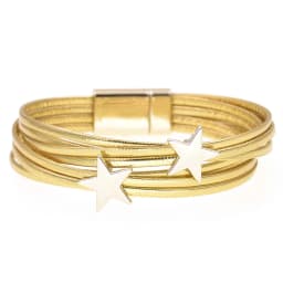 WELLMORE Leather Bracelets for Women Simple Star Multilayer Wide Wrap Bracelet 6 Size 18 Colors Female Jewelry Wholesales