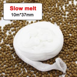 10M PVA Soluble PVA Mesh Refill Carp Fishing Feeder Fishing Lures Refill Hook Bait 25mm 35mm PVA Bag Fishing Accessories