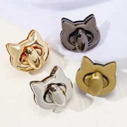 Metal Bag Turn Lock For DIY Decor Leather Craft Cute Cat/Bird Clasp Locks Handbag Shoulder Bags Hardware Decoration Accessories
