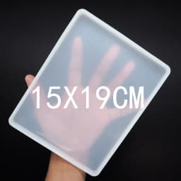 Big Square Coaster Silicone Mold Large Fluid Artst Mold Resin Coaster Making Epoxy Resin Crafts Make Your Own Coaster