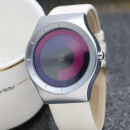 2021 Genuine Leather waterproof future new concept color watch tide men tide women fashion table wild belt quartz watch gift