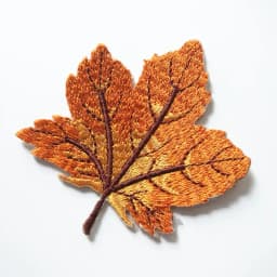 Maple Leaf Embroidery Sticker Parches Ropa Termoadhesiv Bordados Embroidery Patch Patches For Clothing Pegatinas De Planchar Swe