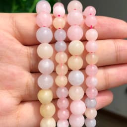 Natural Stone Beads 4 6 8 10mm Turuoqises Lava Amazonite Agates Amethysts Round Beads for Jewelry Making DIY Handmad Bracelet