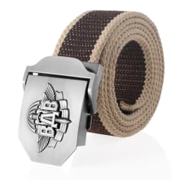 SupSindy Men Canvas Belt 3D Russian Airborne Troops VDV Metal Buckle Jeans Belts for Men Army Military Tactical Belts Male Strap