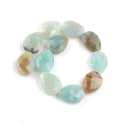 Natural Faceted Water Drop Stone Beads Jades Lapis Lazuli Quartz Beads for Jewelry Making DIY Bracelet Accessories 11pcs 18x13mm