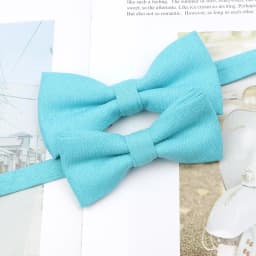 New Light Color Parent-Child Bow Tie Cotton Kids Men Casual Butterfly Cravat White Blue Pink Bowtie Wedding Dinner Accessory