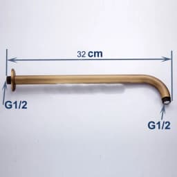 Antique Brass Bathroom Hand Shower Head 8 inch Round Rainfall Shower Faucet Shower Bracket Wall Shower Arm 1.5M Shower Hose