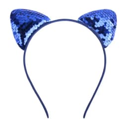 New children's cartoon sweet fish scale sequined cat ear jewelry headband