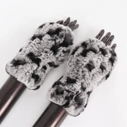 New Women 100% Real Genuine Knitted Rex Rabbit Fur Mittens Winter Warm Lady Real Fur Fingerless Gloves Handmade Knit Fur Mitten