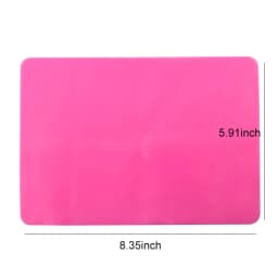 1PCS Safe Silicone Workbenches Epoxy Resin Molds Accessories for Epoxy Jewelry Making Supplies Blue&Rose Color Silicone Mat Pad