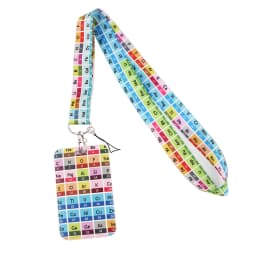 LB2766 Science Keychain Straps Rope Chemistry Neck Strap ID Card Phone Straps USB Badge Holder Lanyard Student Teacher Gift